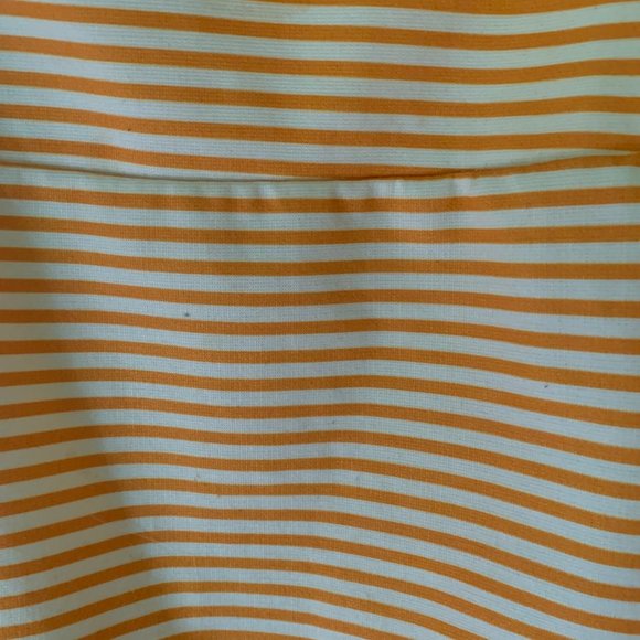Summer dress (Medium) striped white and orange - Picture 6 of 6